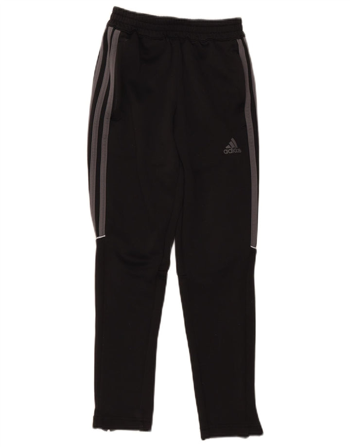Adidas Hlače za trenirku za dječake 9-10 godina crne poliesterske