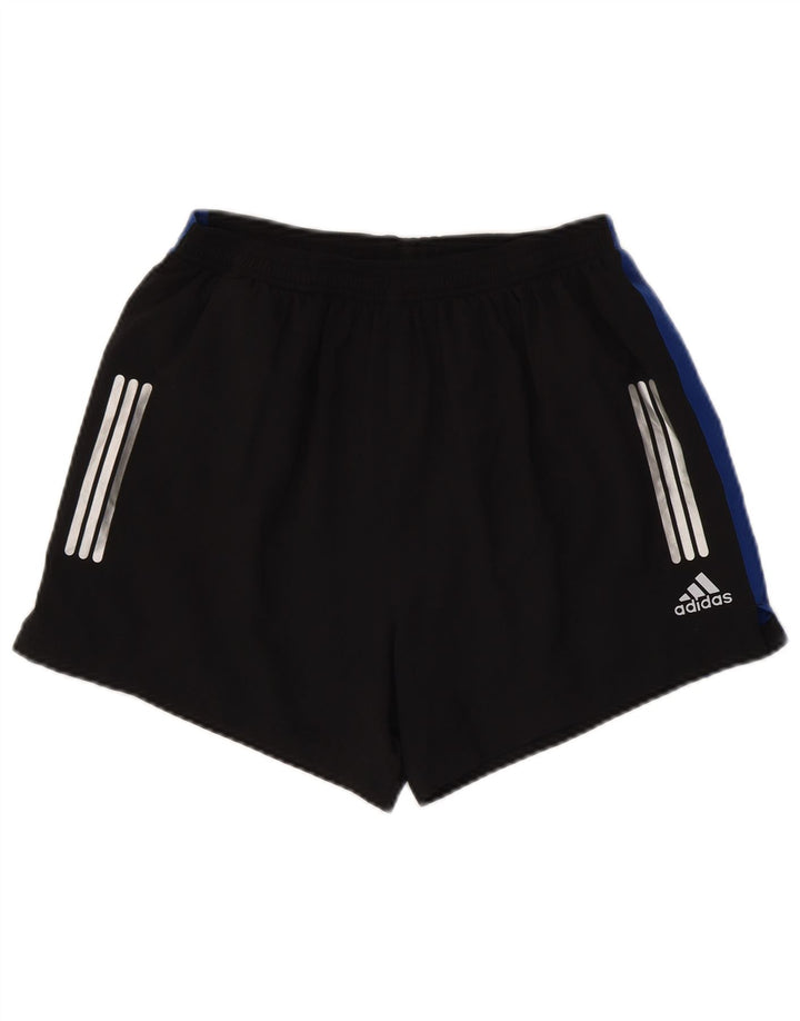 Adidas muške sportske kratke hlače Climalite srednje crne boje od poliestera