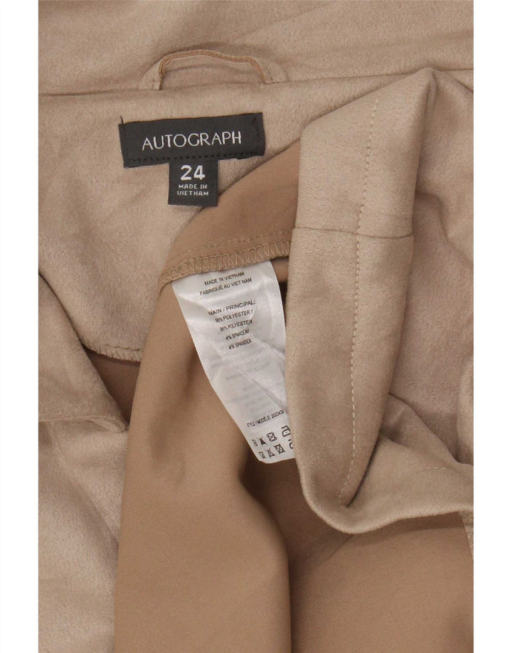 Marks & Spencer ženski kaput s dvostrukim kopčanjem UK 24 4XL bež poliester