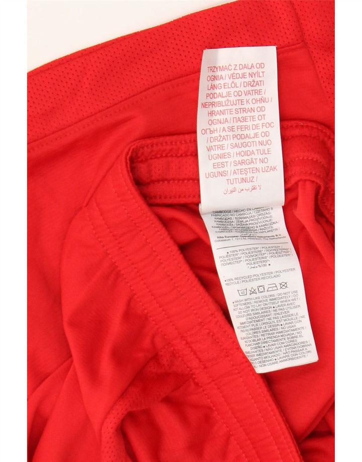 Nike Boys Dri Fit Sport Shorts 10-11 Years Medium Red Poliester