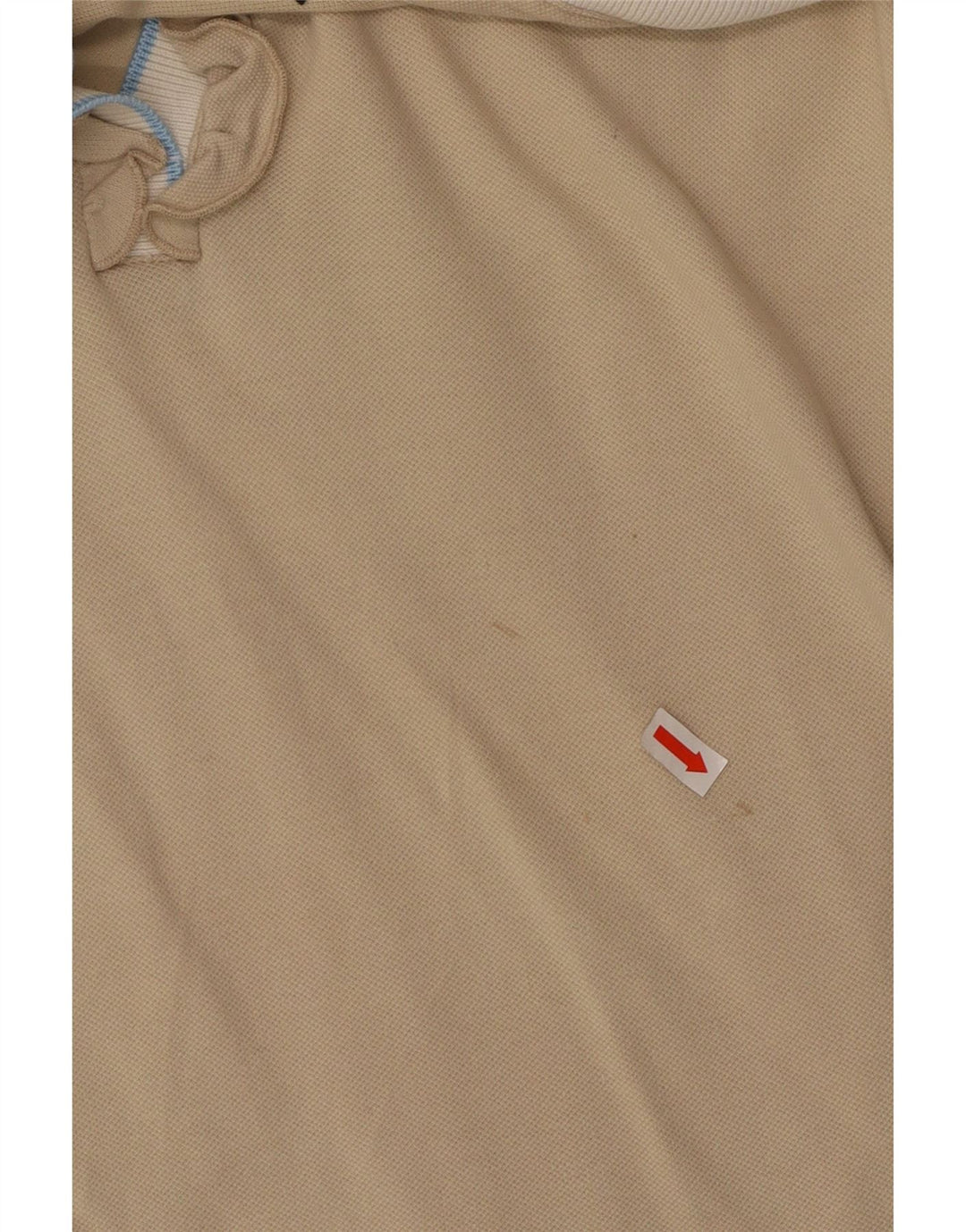 FRED PERRY Ženska polo majica s volanima UK 14 velika bež boja