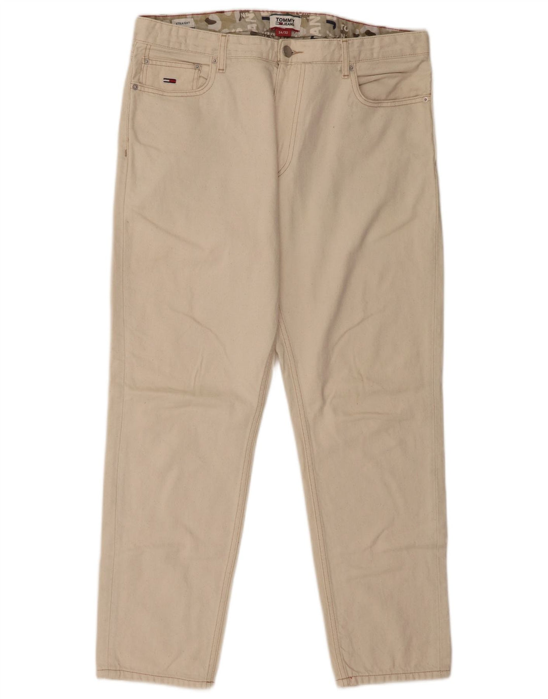 TOMMY HILFIGER Mens Slim Jeans W34 L29 Beige