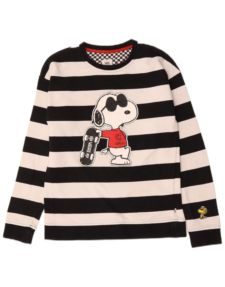 Vans Muška majica dugih rukava Peanuts Graphic, mala, pamučna na crne pruge