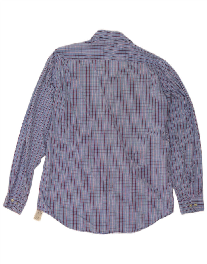 Muška košulja Massimo Dutti, veličina 44 XL, plavi karirani pamuk