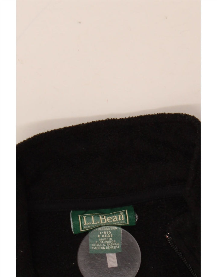 L.L.BEAN ženska jakna od flisa UK 16 veliki crni poliester