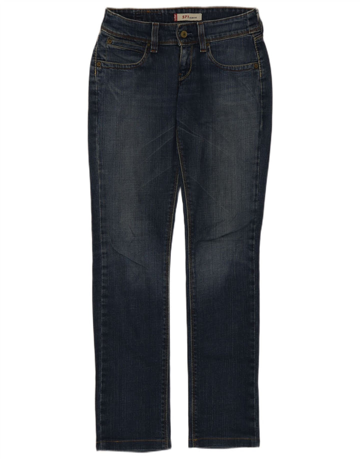 Levi's ženske 571 uske traperice W27 L31 plavi pamuk