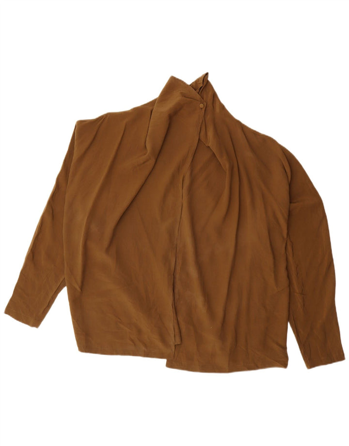 Vintage ženska košulja bluza US 12 velika smeđa