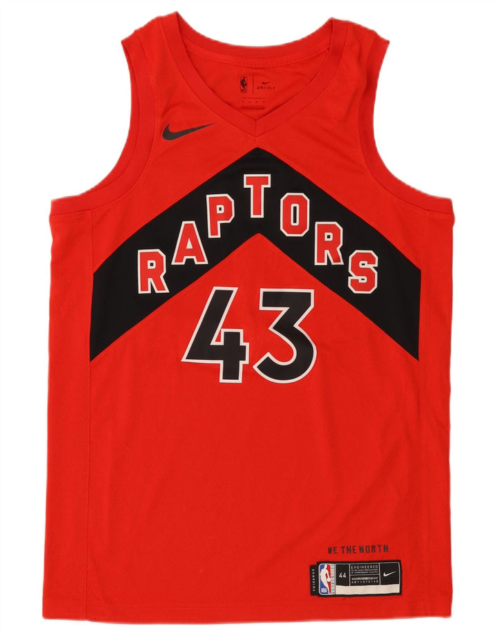 Nike Mens Toronto Raptors Graphic Vest Top Medium Red Colourblock Poliester