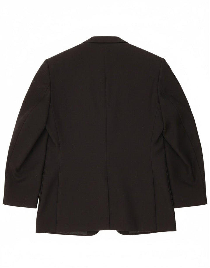MAGEE Mens 2 Button Blazer Jacket UK 38 Medium Black