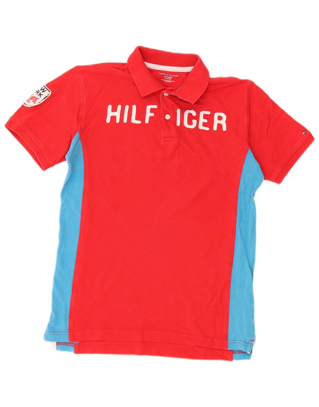 TOMMY HILFIGER Polo majica s grafičkim motivima za dječake 15-16 godina XL Red Colourblock