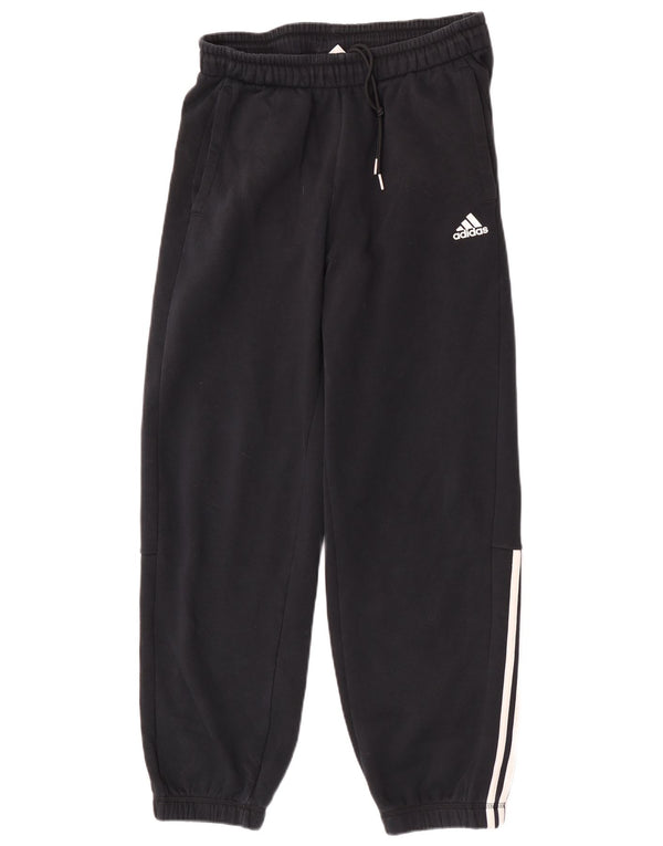 Adidas Ženska trenirka Hlače Joggers UK 12 Srednje crni pamuk
