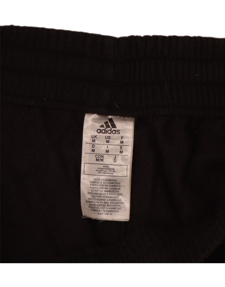 Adidas ženske sportske kratke hlače srednje crne pamučne boje
