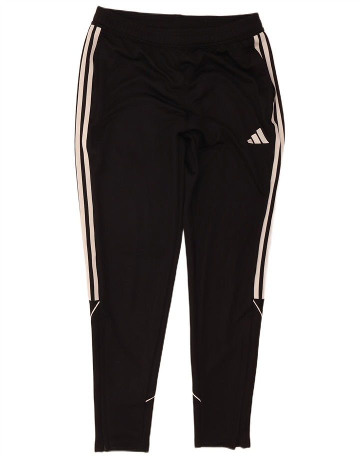 Adidas muške trenirke srednjeg kroja, crni poliester
