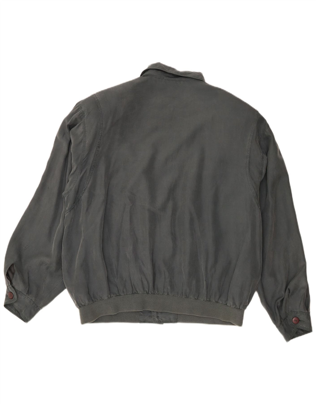 Vintage muška bomber jakna UK 40 velika siva svila