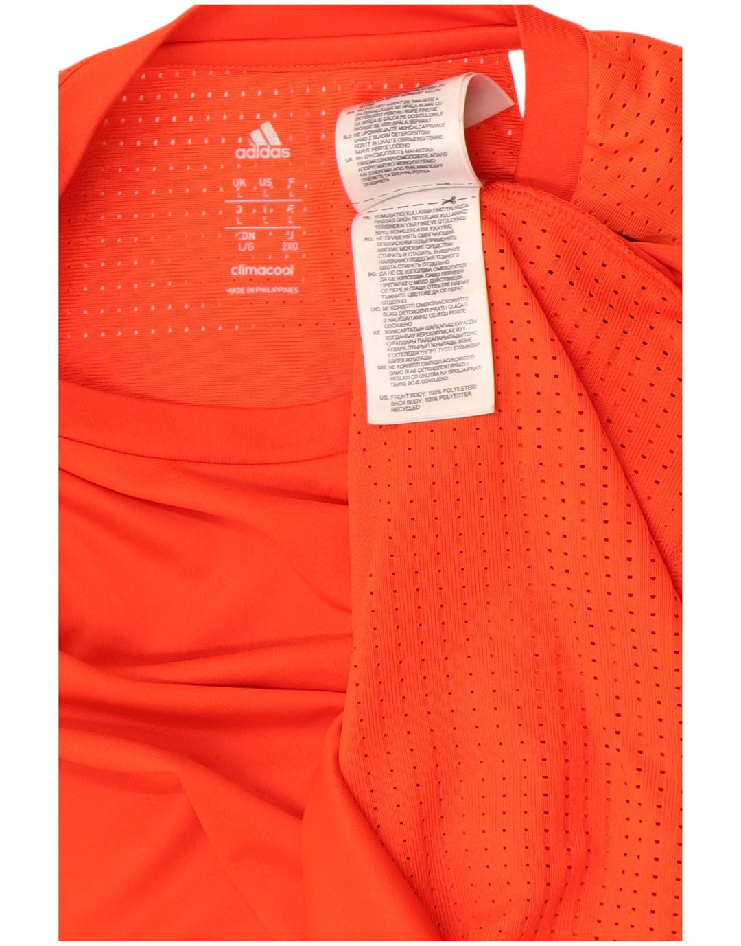 Adidas muška majica Climacool, veliki narančasti poliester