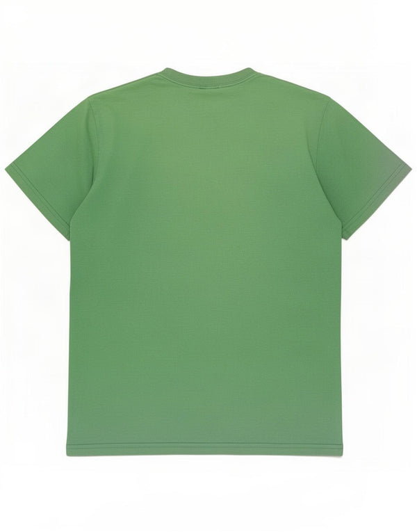 Benetton Mens Graphic T-Shirt Top Small Green