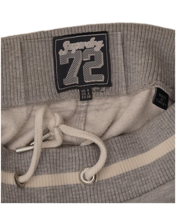 Superdry Ženske Graphic Trenirke Hlače Joggers UK 8 Male sive