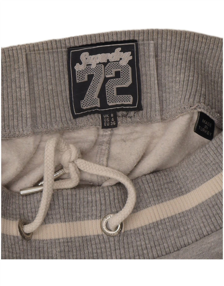 Superdry Ženske Graphic Trenirke Hlače Joggers UK 8 Male sive
