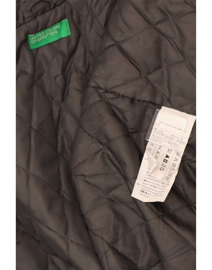 Benetton ženska parka jakna s kapuljačom UK 40 Large Grey Pamuk