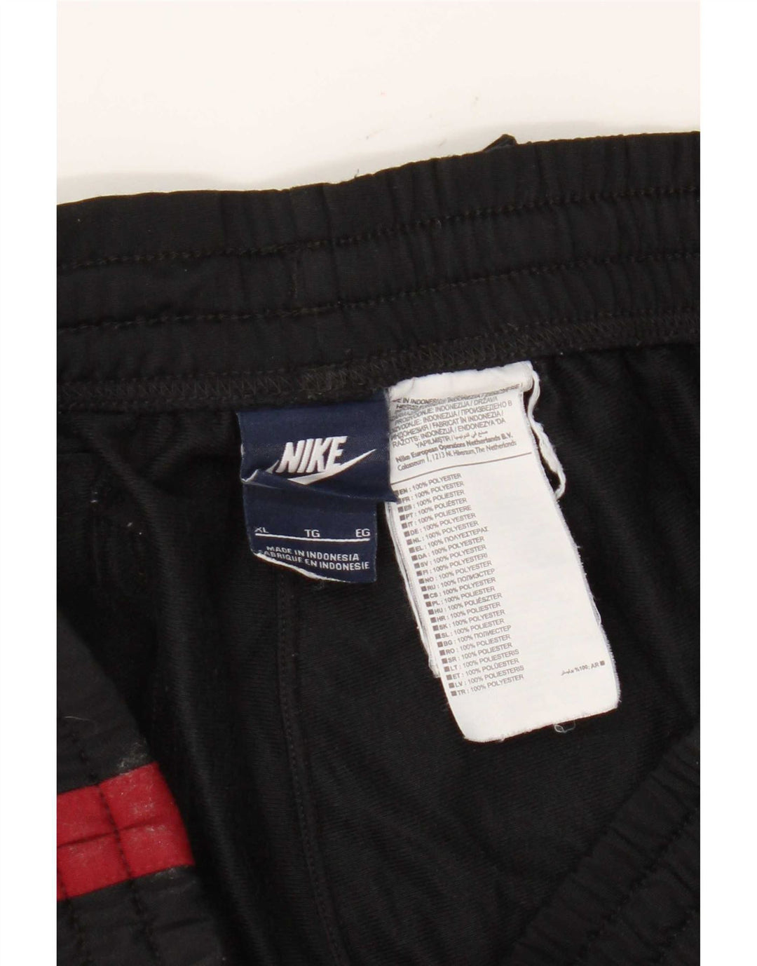 Nike muške hlače za trenirku XL crni poliester u boji