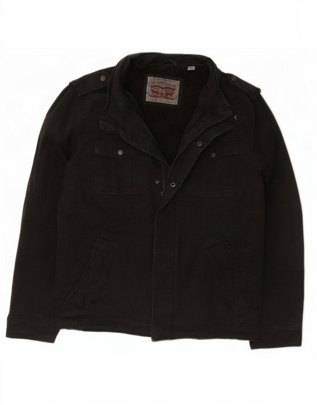 Levi's muška vojna šerpa jakna UK 40 velika crna