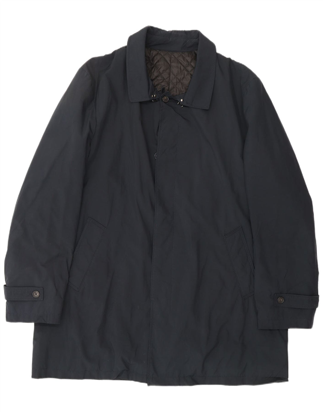 BORSALINO Muški kaput IT 56 3XL tamnoplavi poliesterski klasik