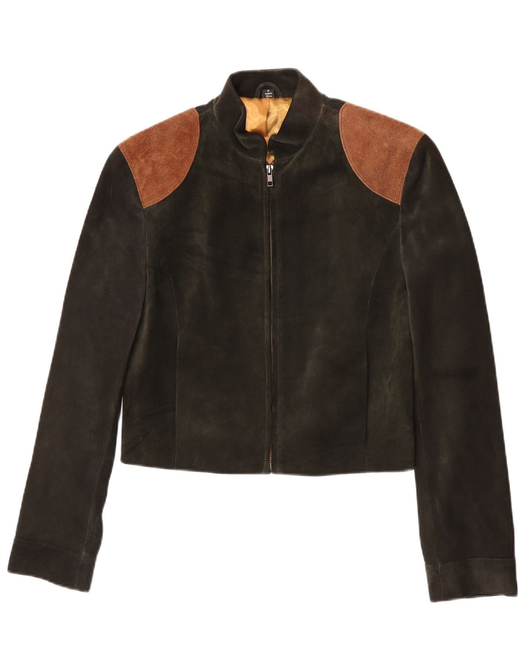 Vintage ženska bomber jakna UK 12 srednje zelene boje