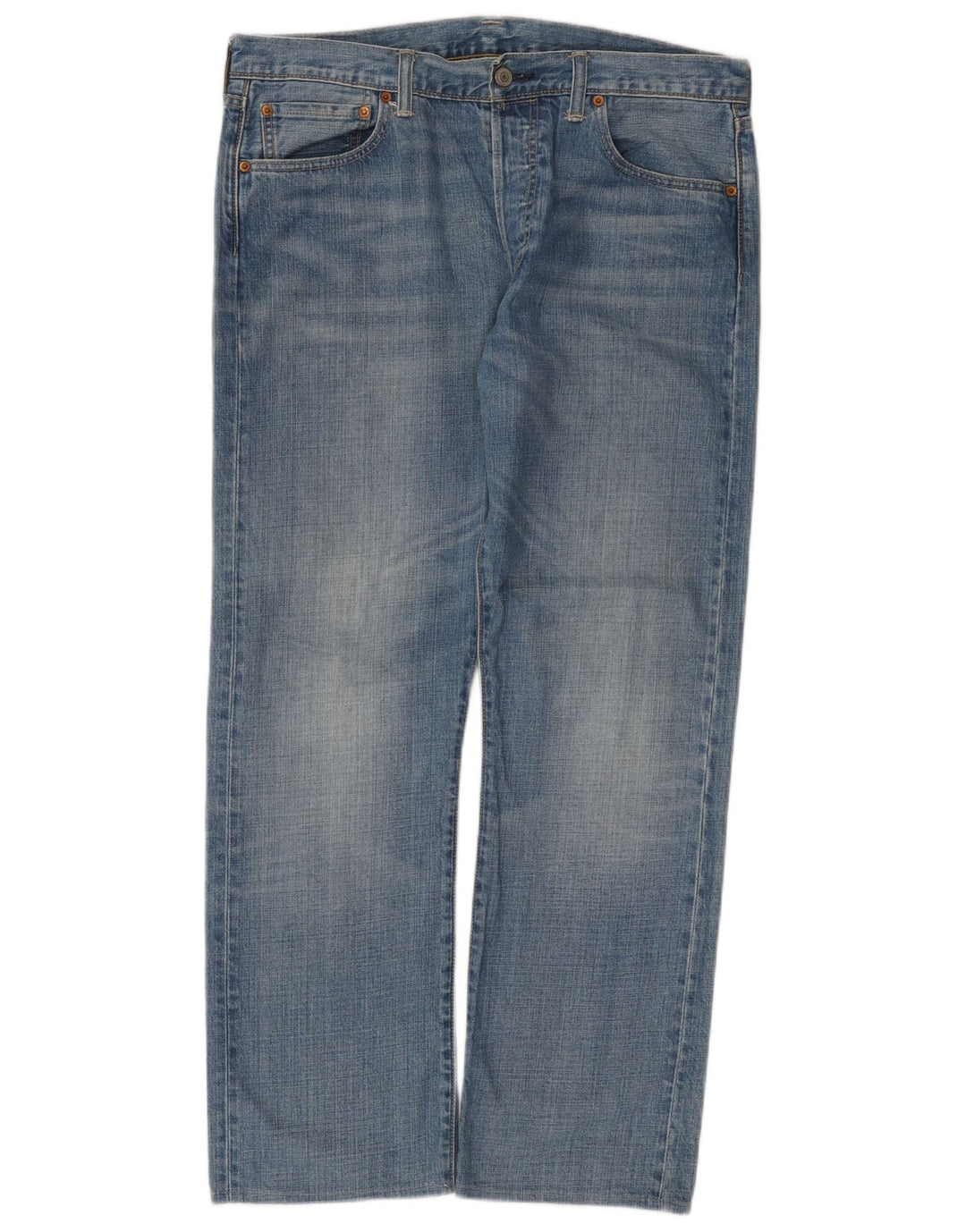 Levi's muške 501 ravne traperice W34 L29 plavi pamuk