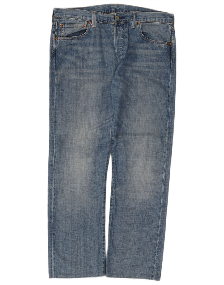 Levi's muške 501 ravne traperice W34 L29 plavi pamuk