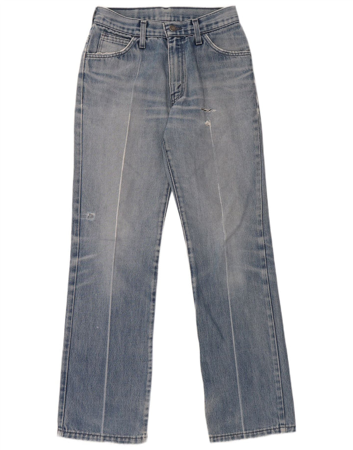 Levi's ženske ravne traperice s oštećenjem W28 L32, plavi pamuk