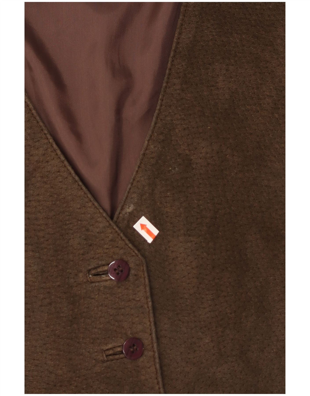 ST. BERNARD Ženski prsluk od brušene kože UK 14 Srednje smeđi poliamid