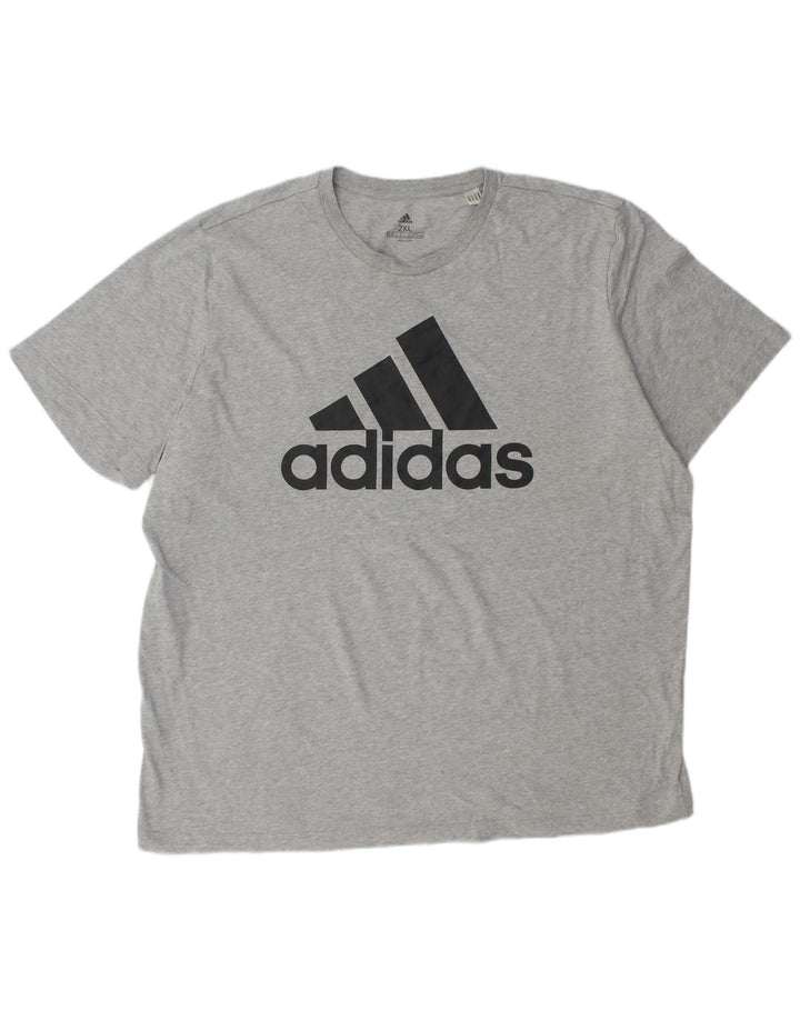ADIDAS muška majica kratkih rukava s grafičkim motivima 2XL siva