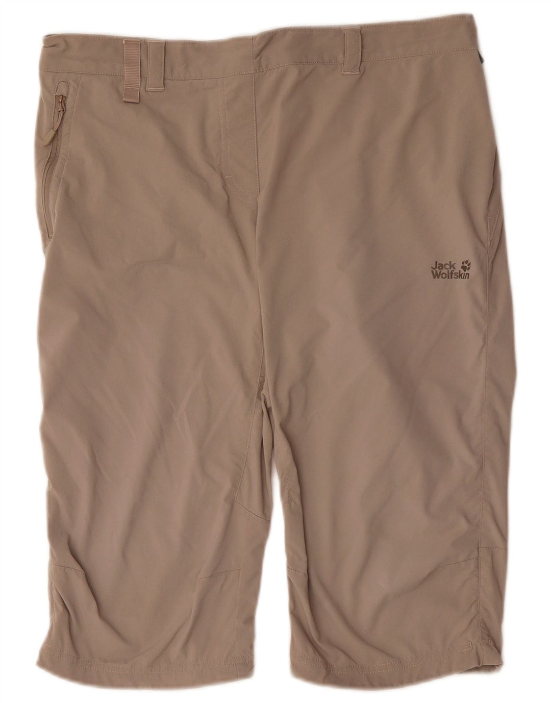 Ženske bermude Jack Wolfskin UK 12 srednje W34 kaki poliamid