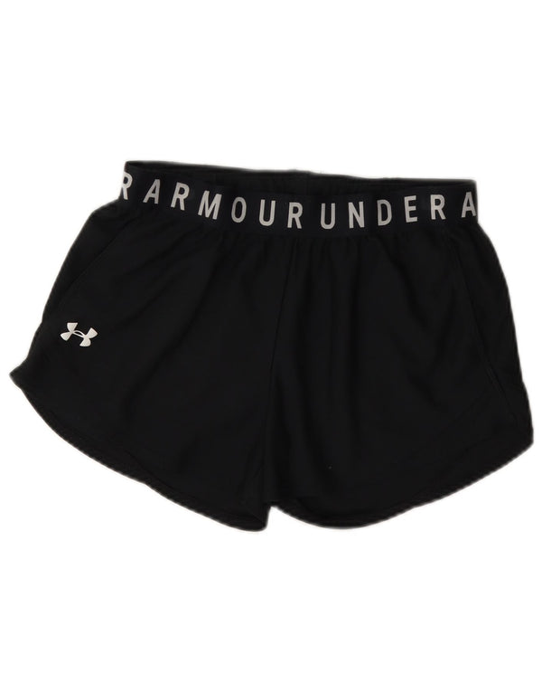 Under Armour ženske sportske kratke hlače Heat Gear Graphic UK 10 male crne