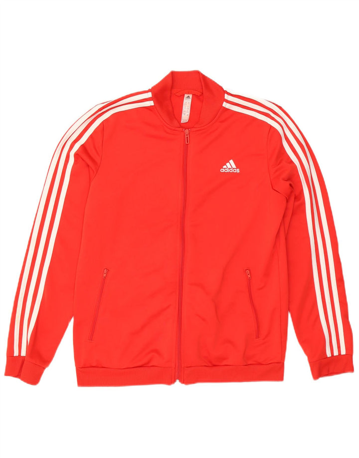 Adidas ženska gornja jakna za trenirku Primegreen UK 12/14 Srednje crvena poliester