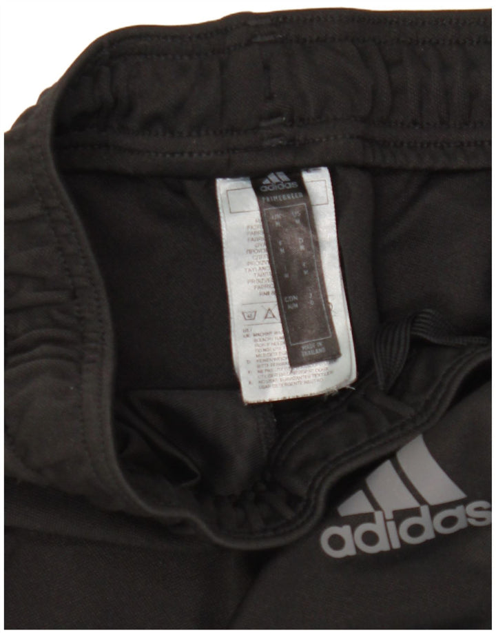 Adidas muške trenirke srednje crne sportske poliesterske hlače