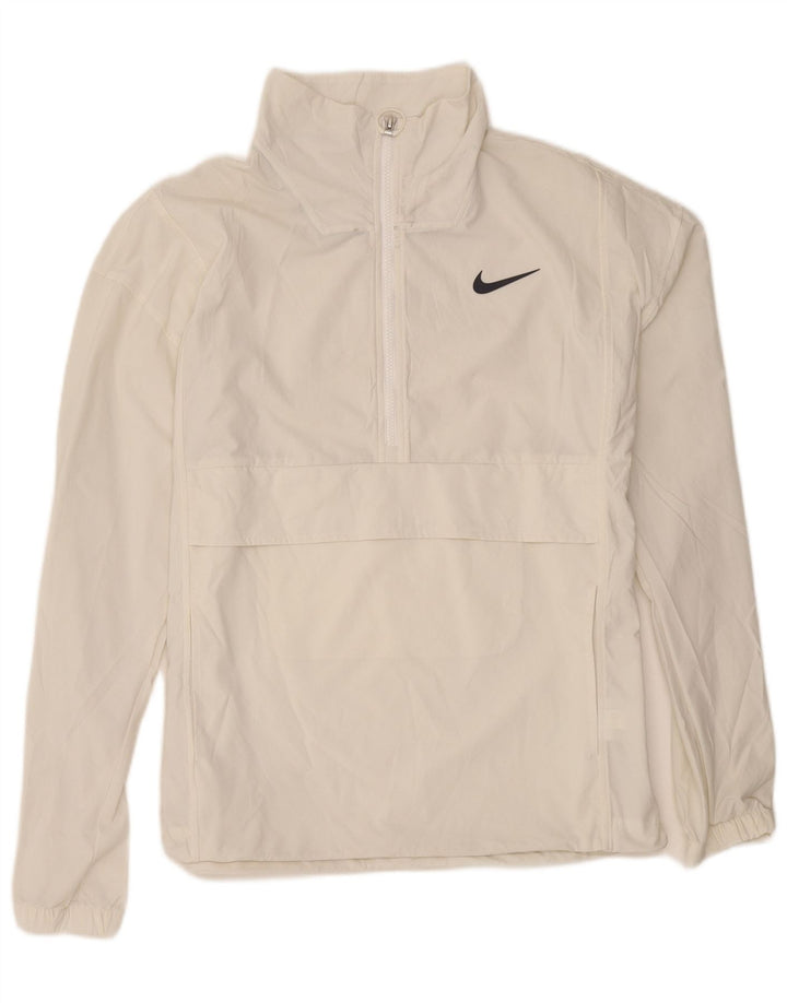 Nike Muška majica s izrezom i srednjim bijelim najlonom