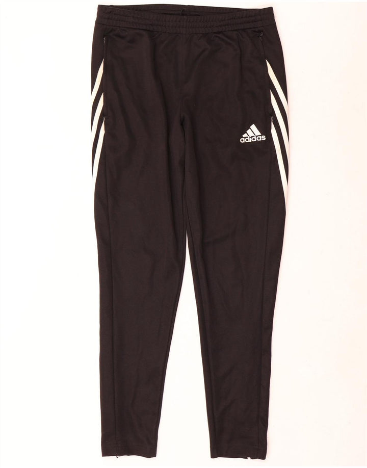 Adidas muške trenirke Climalite Srednje crne poliesterske hlače