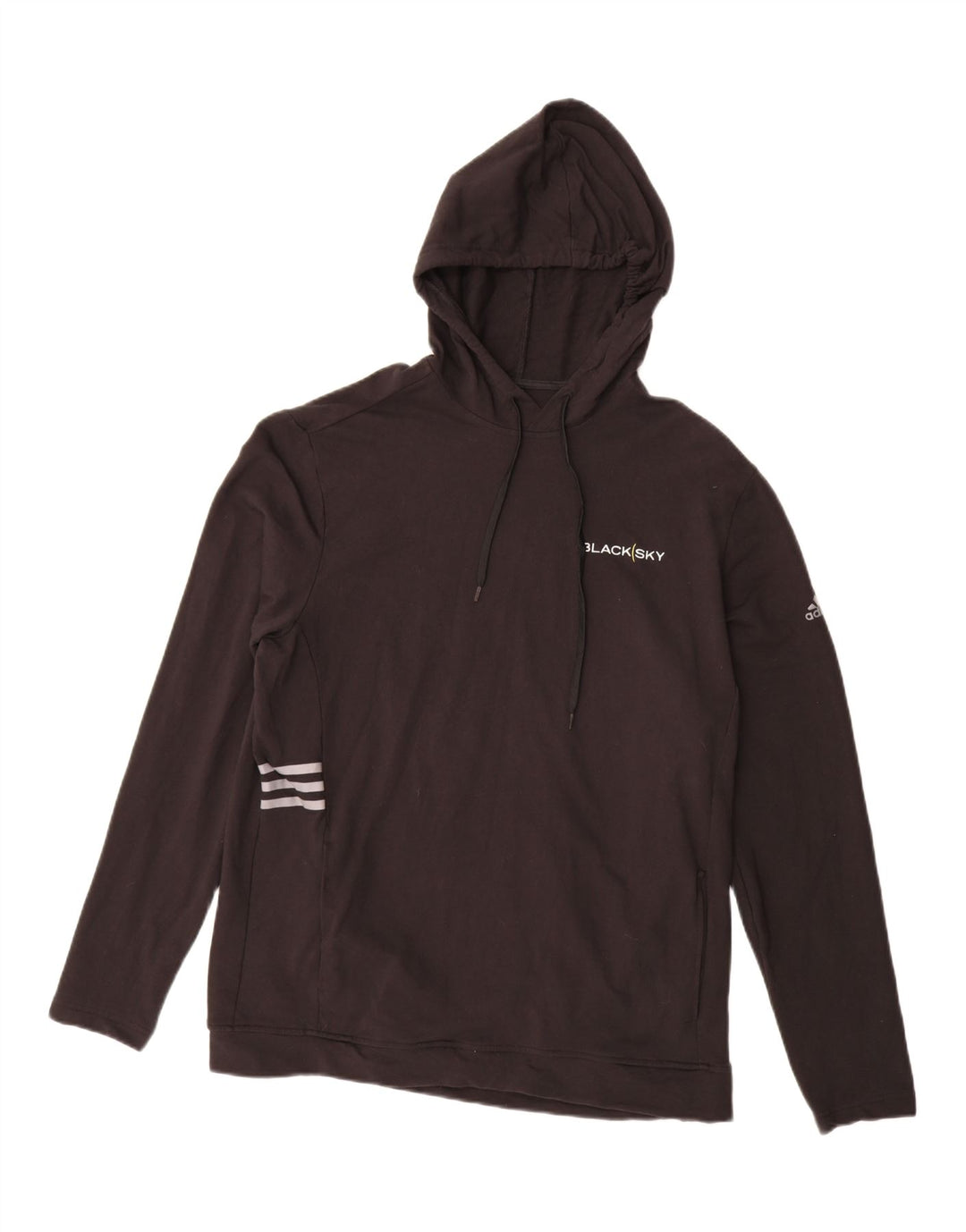 Adidas muška majica s kapuljačom, veliki crni pamuk