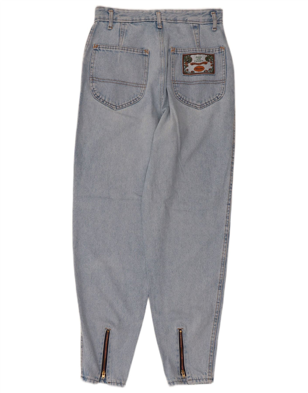 VINTAGE Ženske sužene traperice visokog struka W29 L27 Plave