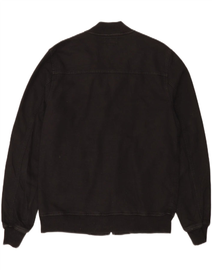 Muška bomber jakna True Religion UK 36 Mala crna pamuk