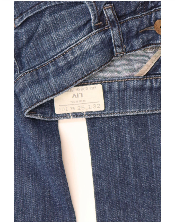 DIESEL Ženske ravne traperice Liv W25 L29 plavi pamuk