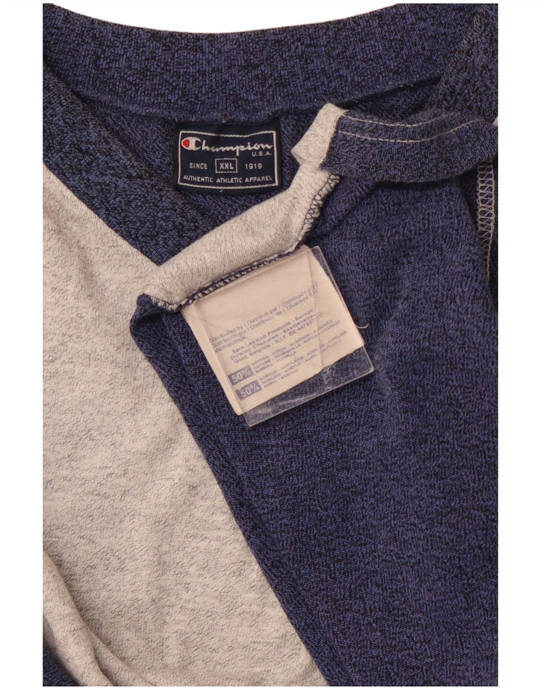 CHAMPION Muška majica kratkih rukava 2XL sivi pamuk u boji