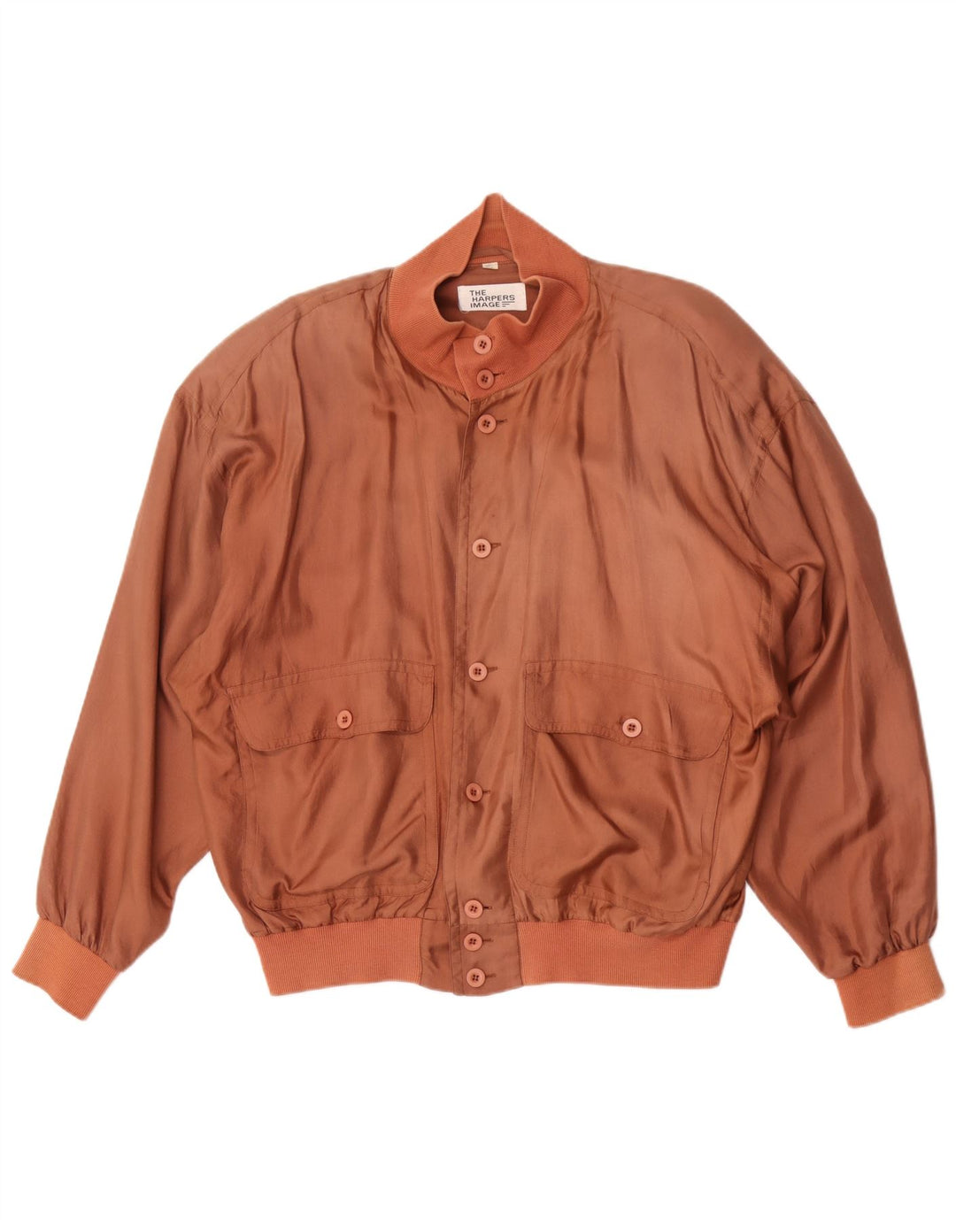 Vintage muška bomber jakna UK 38 srednje ružičasta svila