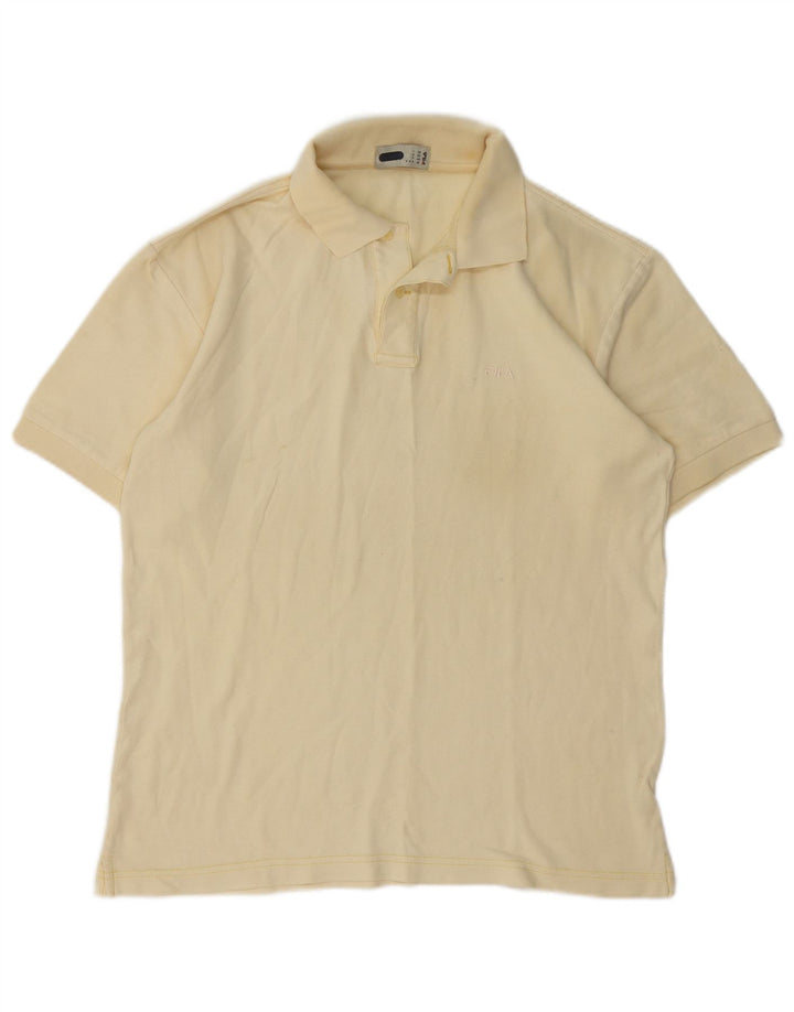 Fila muška polo majica IT 50 srednje bijele boje od pamuka