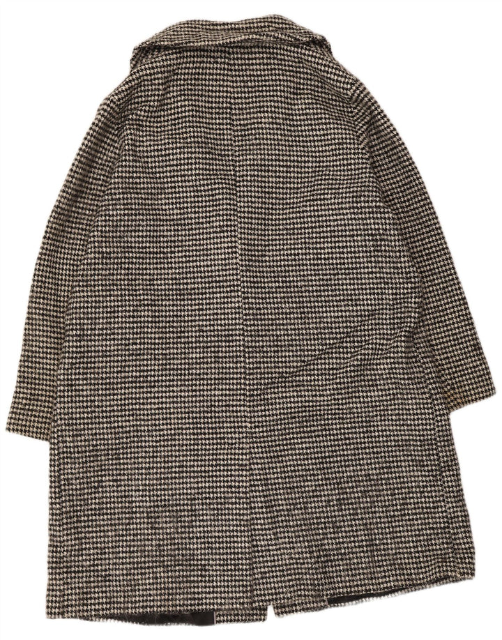 John Lewis ženski preveliki kaput s dvostrukim kopčanjem UK 18 XL crni houndstooth