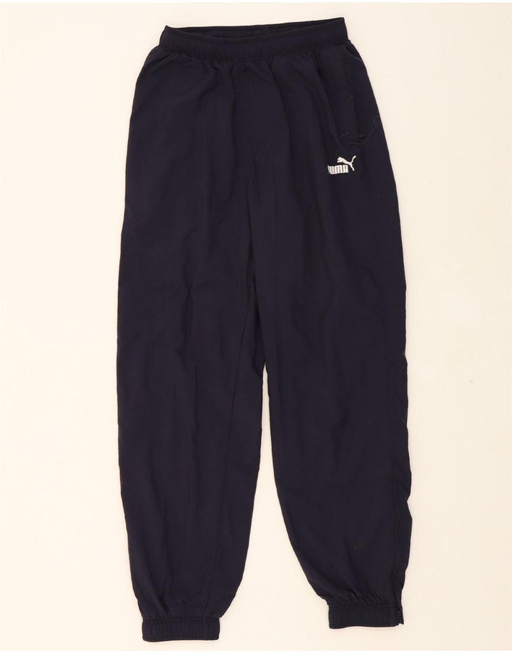 PUMA Mens Tracksuit Trousers Joggers Small Navy Blue Nylon Vintage Puma and Second-Hand Puma from Messina Hembry 