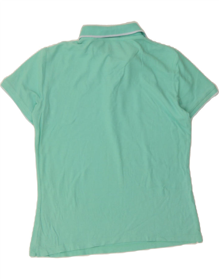 LOTTO Womens Polo Shirt UK 14 Medium Turquoise Vintage Lotto and Second-Hand Lotto from Messina Hembry 
