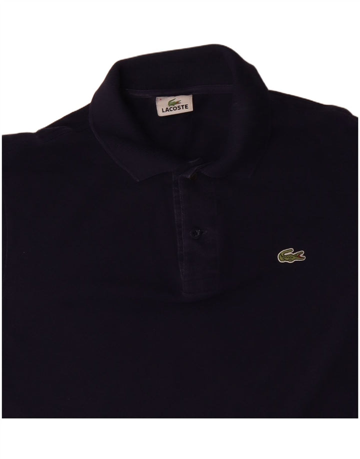 LACOSTE muška polo majica veličine 4, srednje tamnoplavi pamuk