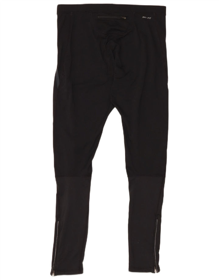 Nike Ženske Dri Fit Leggings UK 16 Veliki crni poliester